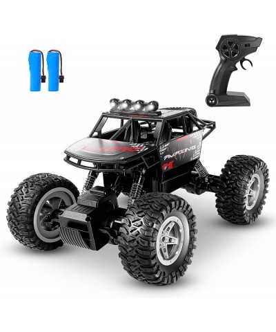 RC Cars 1:14 Scale All Terrain Remote Control Car 4WD 2.4GHz Off Road Monster Vehicle RC Truck Crawler with Dual Motors 2 Rec...