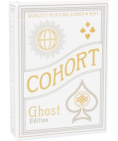 Cohort White Playing Card Deck - Ghost Edition - Classic 1930's Vintage Casino Design - for Games & Magic Tricks $21.50 Card ...