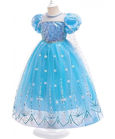 Girls Frozen Elsa Princess Dress Halloween Costume Christmas Birthday Evening Party Ball Gown w/Accessories $33.26 Kids' Cost...