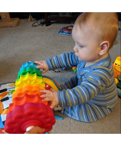 Baby Spinning Toy – Stacking Toy for Babies and Toddlers – Educational Toddler Learning Toys – Rainbow Spinning Wheel Toy for...