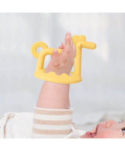 3Pcs Baby Wrist Teether Toys Anti-Dropping Silicone Teething Toy Soothing Bracelet Teether for Soothie Infants Toddlers Hand ...