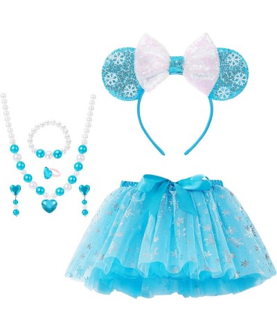 Little Girls Mermaid Costume Princess Tutu Skirt with Mouse Ears Headband Dress Up Accessories Birthday Party 3-8 Years $32.9...