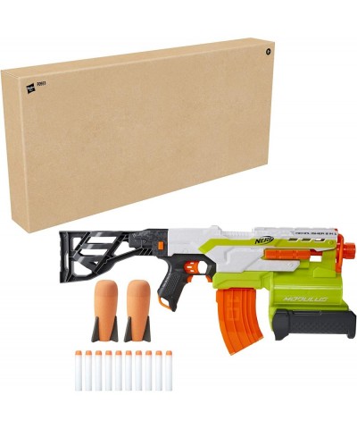 Modulus Demolisher 2-in-1 Motorized Blaster Fires Darts and Rockets Includes 10 Elite Darts Banana Clip 2 Rockets Stock (Amaz...