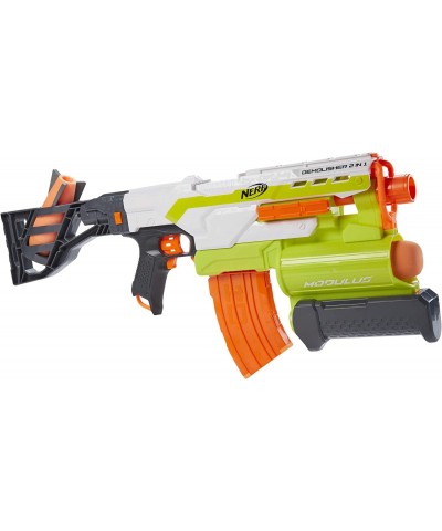 Modulus Demolisher 2-in-1 Motorized Blaster Fires Darts and Rockets Includes 10 Elite Darts Banana Clip 2 Rockets Stock (Amaz...