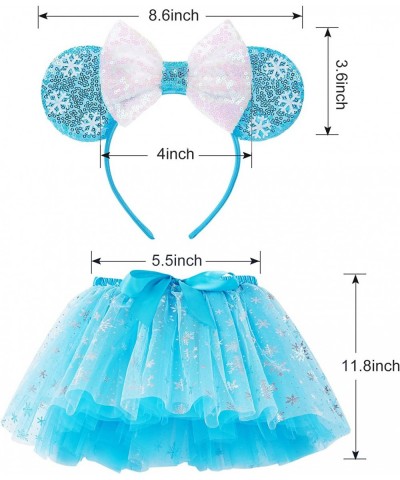 Little Girls Mermaid Costume Princess Tutu Skirt with Mouse Ears Headband Dress Up Accessories Birthday Party 3-8 Years $32.9...