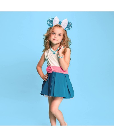 Little Girls Mermaid Costume Princess Tutu Skirt with Mouse Ears Headband Dress Up Accessories Birthday Party 3-8 Years $32.9...