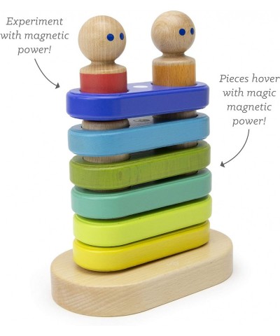 11 Piece Magnetic Floating Stacker Building Block Set Rainbow $65.06 Early Development & Activity Toys