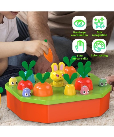 Montessori Toys Carrot Toys for 18 Months 2 3 4 Year Old Baby Boys Girls Sensory Learning Educational Toddler Activities Fine...