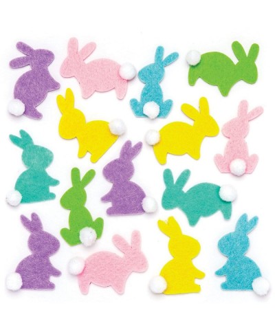 AW360 Bunny Felt Stickers - Pack of 60 Embellishments for Easter Arts and Crafts Activities $17.04 Kids' Stickers