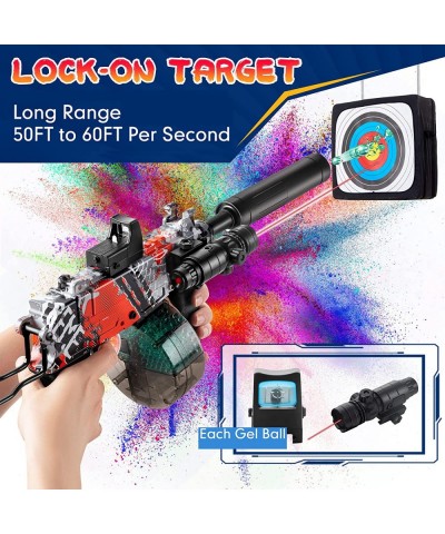 Gel Ball Blaster Eco-Friendly Splatter Ball Blaster with 30 000 Water Beads for Outdoor Activities Shooting Game Gift for Adu...