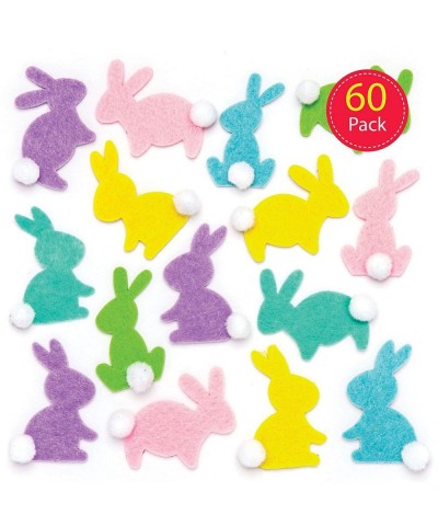 AW360 Bunny Felt Stickers - Pack of 60 Embellishments for Easter Arts and Crafts Activities $17.04 Kids' Stickers