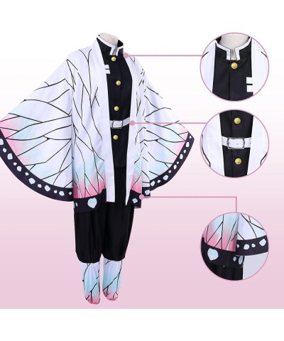 Kamado Tanjiro Nezuko Cosplay Kids Shinobu Zenitsu Giyuu Tomioka Kimono Cosplay Outfit Costume with Earring $76.93 Kids' Cost...