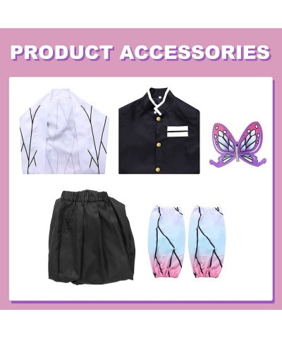 Kamado Tanjiro Nezuko Cosplay Kids Shinobu Zenitsu Giyuu Tomioka Kimono Cosplay Outfit Costume with Earring $76.93 Kids' Cost...