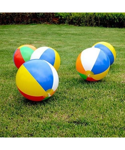 Inflatable Beach Balls (24 Pack) 10" Rainbow Beach Balls Pool Party Balls Bulk Beach Balls Toys for Pool Party Favors Summer ...