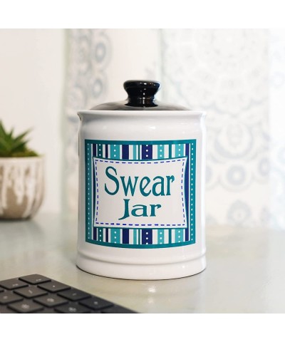 Swear Jar Ceramic Cussing Jar Swearing Coin Bank Cuss Piggy Bank for Swear Words $47.44 Kids' Money Banks