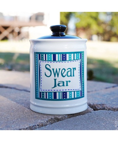 Swear Jar Ceramic Cussing Jar Swearing Coin Bank Cuss Piggy Bank for Swear Words $47.44 Kids' Money Banks