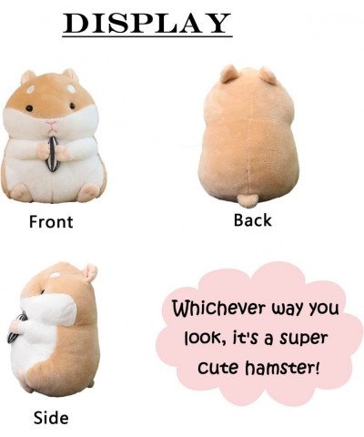 9" Hamster Plush Stuffed Animals Kawaii Hamster Toy for Kids Boys Girls Brown $27.57 Stuffed Animals & Teddy Bears