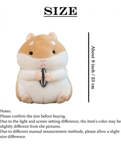 9" Hamster Plush Stuffed Animals Kawaii Hamster Toy for Kids Boys Girls Brown $27.57 Stuffed Animals & Teddy Bears