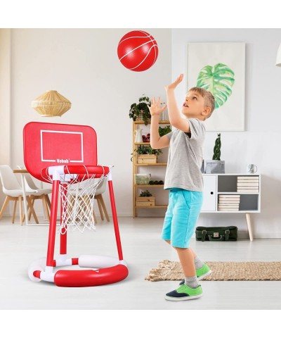 Floating Basketball Hoop for Pool Basketball Pool Hoop and 2 Balls & Pump Swimming Pool Game Indoor for Kids $79.19 Swimming ...