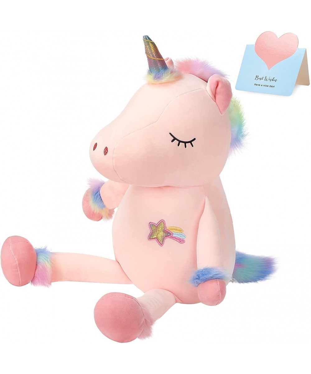 34inch Pink Unicorn Hugging Pillow Stuffed Animal Soft Plush Toy Gift for Kids Toddlers Children Girls Boys Baby $32.40 Kids'...