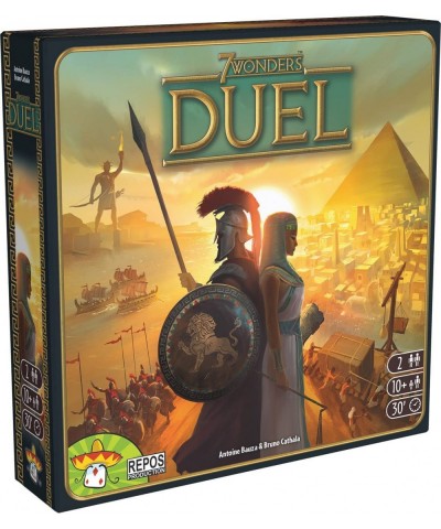 7 Wonders Duel Board Game (BASE GAME) | Board Game for 2 Players | Strategy Board Game | Civilization Board Game | Fun Board ...