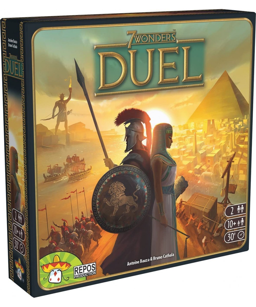 7 Wonders Duel Board Game (BASE GAME) | Board Game for 2 Players | Strategy Board Game | Civilization Board Game | Fun Board ...