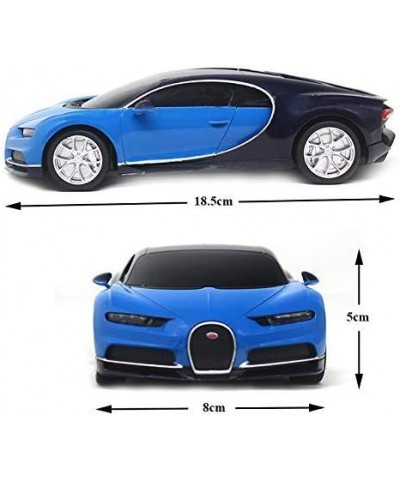 Bugatti Chiron Blue/Black Radio Remote Control Sport Racing Car RC 1/24 Scale $39.52 Remote & App Controlled Vehicles