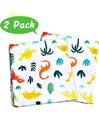 Dino Party Supplies Tablecloth Table Covers 2 Pack for Kids Dinosaur Theme Birthday Baby Shower 7.2 x 4.4 Ft $18.70 Kids' Par...