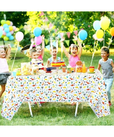 Dino Party Supplies Tablecloth Table Covers 2 Pack for Kids Dinosaur Theme Birthday Baby Shower 7.2 x 4.4 Ft $18.70 Kids' Par...