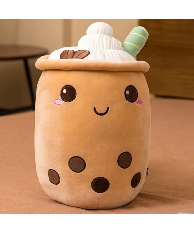 9.4In Boba Tea Plush Toy Stuffed Plushies Squishy Bubble Tea Plush Pillow Adorable Tea Cup Shaped Pillow Cuddle Food Toys for...