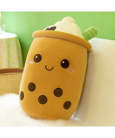 9.4In Boba Tea Plush Toy Stuffed Plushies Squishy Bubble Tea Plush Pillow Adorable Tea Cup Shaped Pillow Cuddle Food Toys for...