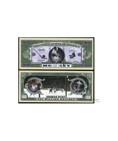 Ice Hockey Million Dollar Bill in Protective Holder - Best Gift Or Keepsake for Hockey Fans $16.04 Gags & Practical Joke Toys