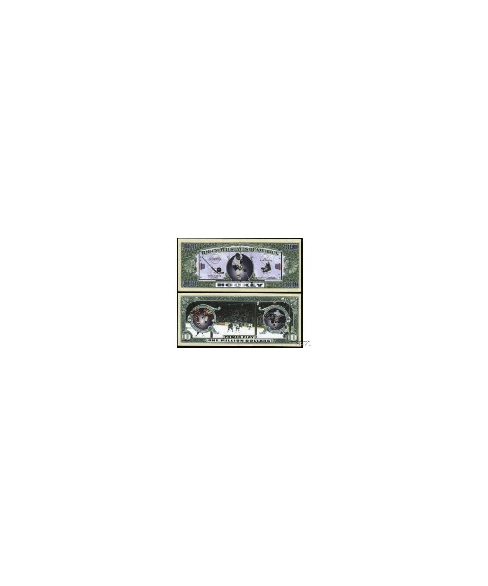 Ice Hockey Million Dollar Bill in Protective Holder - Best Gift Or Keepsake for Hockey Fans $16.04 Gags & Practical Joke Toys