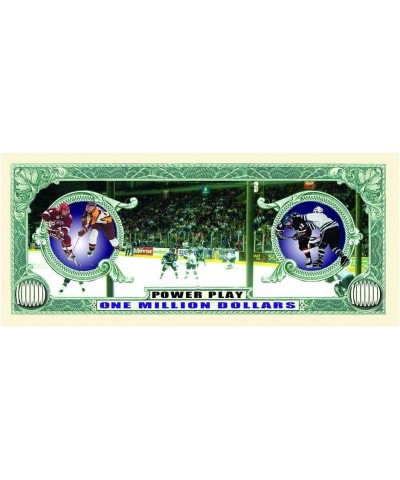 Ice Hockey Million Dollar Bill in Protective Holder - Best Gift Or Keepsake for Hockey Fans $16.04 Gags & Practical Joke Toys