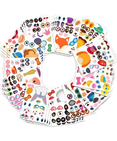 36 PCS Make Your Own Stickers for Kids - Make-a-face Sticker - Make an Animal Face Stickers Make Your Own Stickers Decals for...