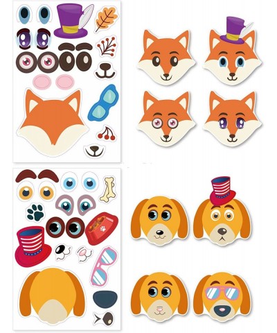 36 PCS Make Your Own Stickers for Kids - Make-a-face Sticker - Make an Animal Face Stickers Make Your Own Stickers Decals for...