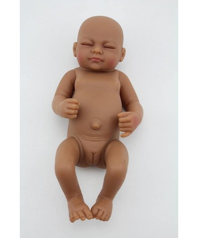 Mini 11" Black Cute Newborn African American Baby Dolls Silicone Vinyl Full Body Washable for Girl $44.15 Dolls