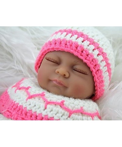 Mini 11" Black Cute Newborn African American Baby Dolls Silicone Vinyl Full Body Washable for Girl $44.15 Dolls