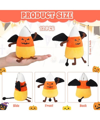 12 Pcs Devil Candy Corn Plush Toys 6 Inch Multiple Expressions Cute and Funny Stuffed Plush Toys Supplies for Halloween Theme...