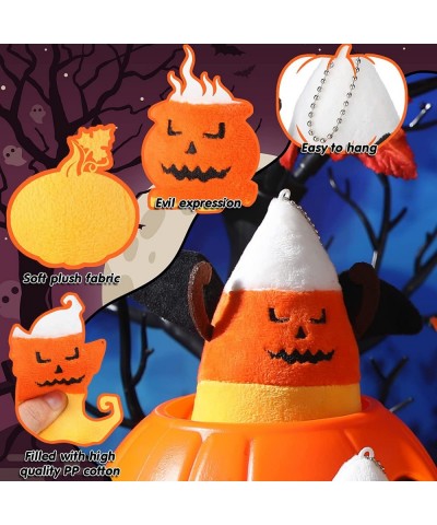 12 Pcs Devil Candy Corn Plush Toys 6 Inch Multiple Expressions Cute and Funny Stuffed Plush Toys Supplies for Halloween Theme...