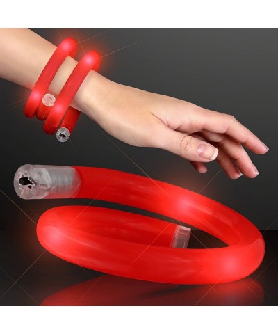 Assorted Fun Colors LED Flashing Tube Light Up Bracelets (Set of 6) $45.48 Kids' Dress-Up Accessories