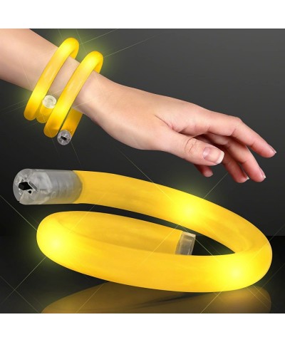 Assorted Fun Colors LED Flashing Tube Light Up Bracelets (Set of 6) $45.48 Kids' Dress-Up Accessories