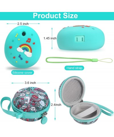 Carrying Case and Silicone Cover for Tamagotchi Pix Hard EVA Case Soft Skin Storage Bag for Tamagotchi Pix Virtual Pet Machin...