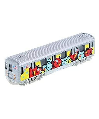 New York City Metro Subway with Graffiti 7" Diecast Model 1:100 Scale $21.95 Kids' Play Trains & Trams