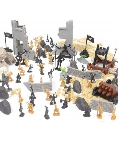 Toy Soldiers Medieval Knight Action Figure Castle Playset Classic Army Men Military Toys Ancient Soldiers Warriors 250PCS wit...