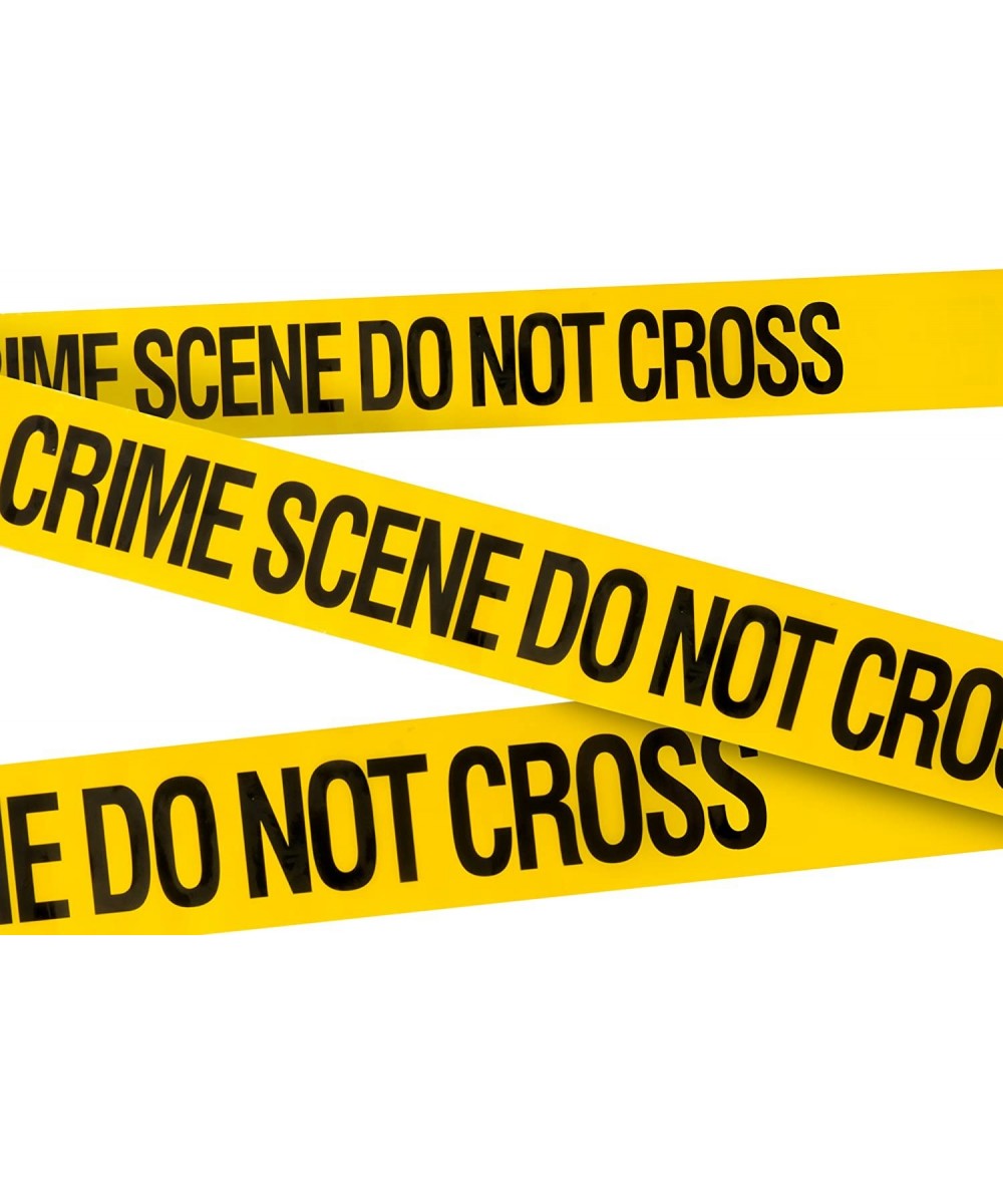 Crime Scene Do Not Cross Barricade Tape 3 X 100 ? Bright Yellow with a Bold Black Print ? 3 in. Wide for Maximum Readability ...