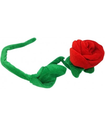 Plush Red Rose Flower Toy with Flexible and Bendable Stem - 32" Happy Kids Toy Great for VDay Love Bouquet Valentines Day Gif...