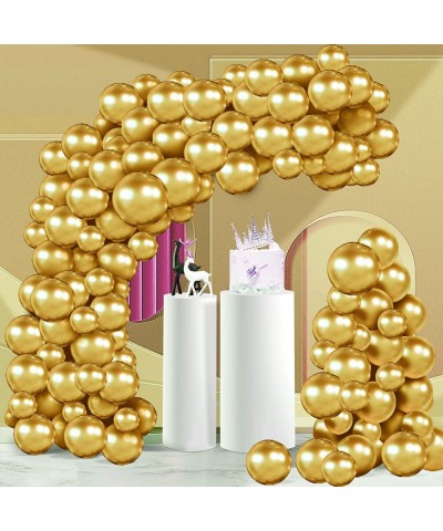 Gold Balloons 77 Pcs 12/10/5 Inch Different Sizes Metallic Chrome Gold Balloons Garland Arch Kit for Birthday Party Decoratio...