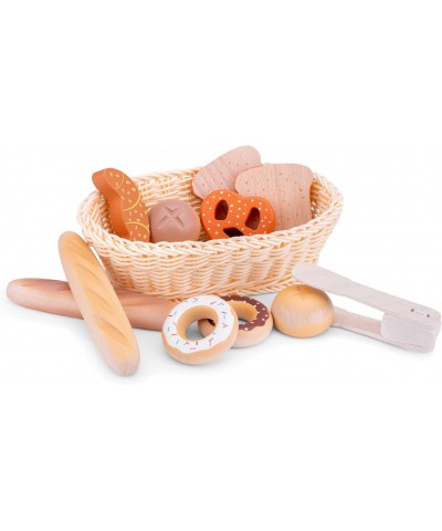 Traditional Bread Basket - Pretend Play Toy for Kids Cooking Simulation Educational Toys and Color Perception Toy for Prescho...