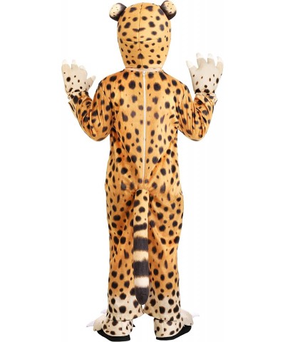 Cheerful Cheetah Costume for Toddlers Plush Cheetah Jumpsuit $61.01 Kids' Costumes